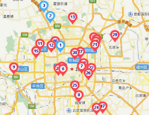 充電站分布圖