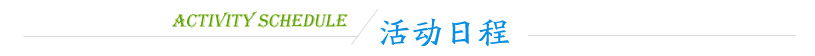 活動日程