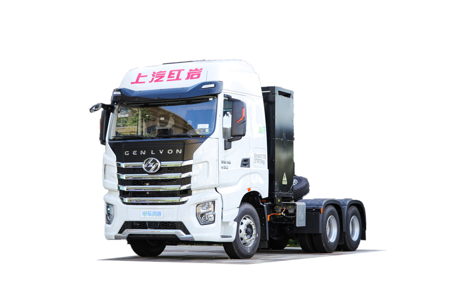 上汽紅巖杰獅H6換電式純電動牽引車